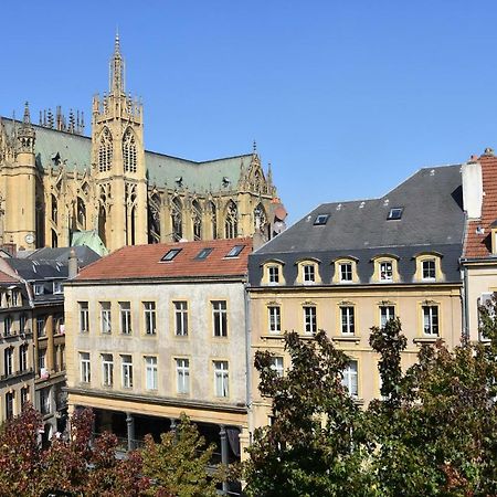 Grand Appartement Vue Cathedrale Metz Exterior foto